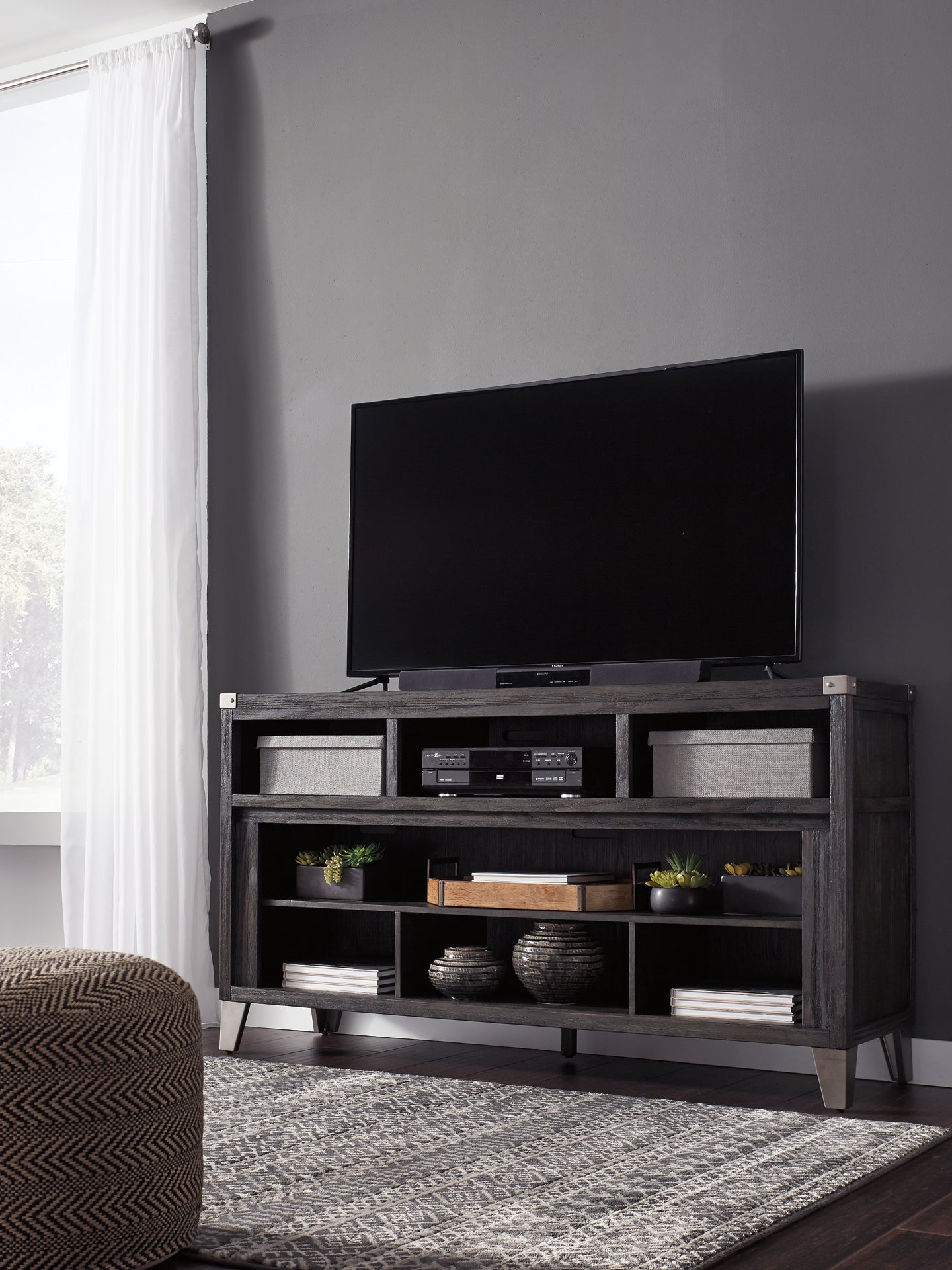 Todoe LG TV Stand w/Fireplace Option Rent Wise Rent To Own Jacksonville, Florida
