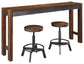 Torjin Counter Height Dining Table and 2 Barstools Rent Wise Rent To Own Jacksonville, Florida