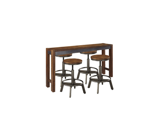 Torjin Counter Height Dining Table and 4 Barstools Rent Wise Rent To Own Jacksonville, Florida