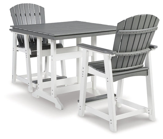 Transville Outdoor Counter Height Dining Table and 2 Barstools Rent Wise Rent To Own Jacksonville, Florida