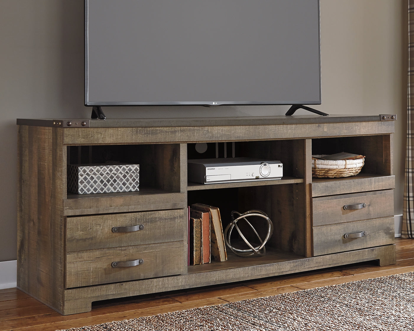 Trinell LG TV Stand w/Fireplace Option Rent Wise Rent To Own Jacksonville, Florida