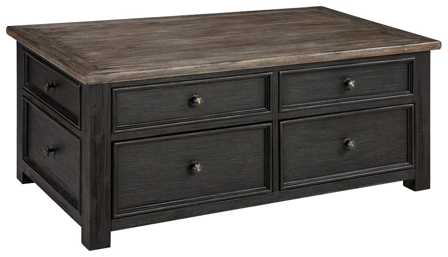 Tyler Creek Coffee Table with 1 End Table Rent Wise Rent To Own Jacksonville, Florida