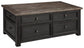 Tyler Creek Coffee Table with 1 End Table Rent Wise Rent To Own Jacksonville, Florida
