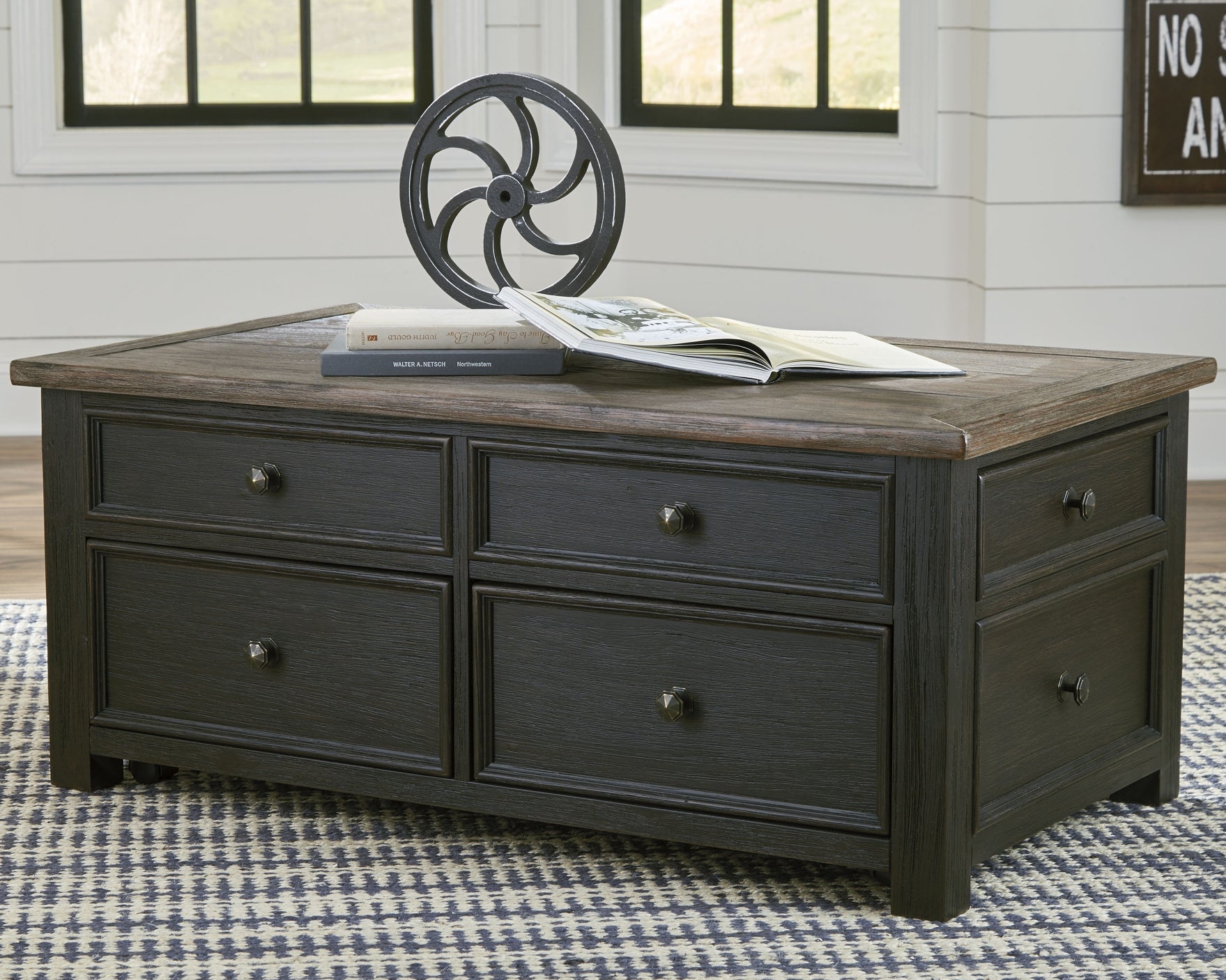 Tyler Creek Coffee Table with 1 End Table Rent Wise Rent To Own Jacksonville, Florida