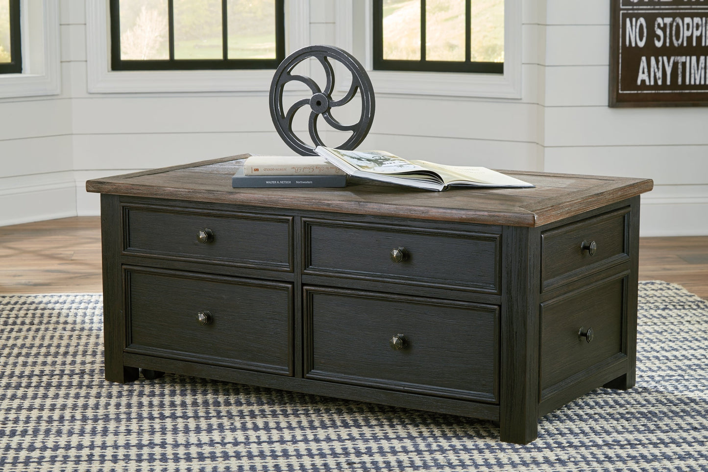 Tyler Creek Coffee Table with 1 End Table Rent Wise Rent To Own Jacksonville, Florida