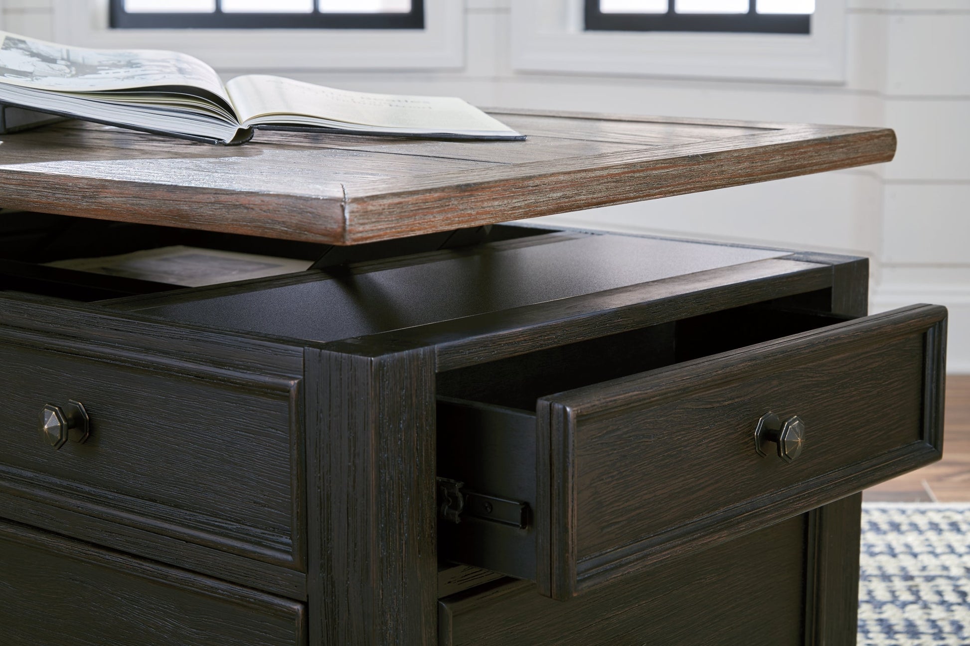 Tyler Creek Coffee Table with 1 End Table Rent Wise Rent To Own Jacksonville, Florida