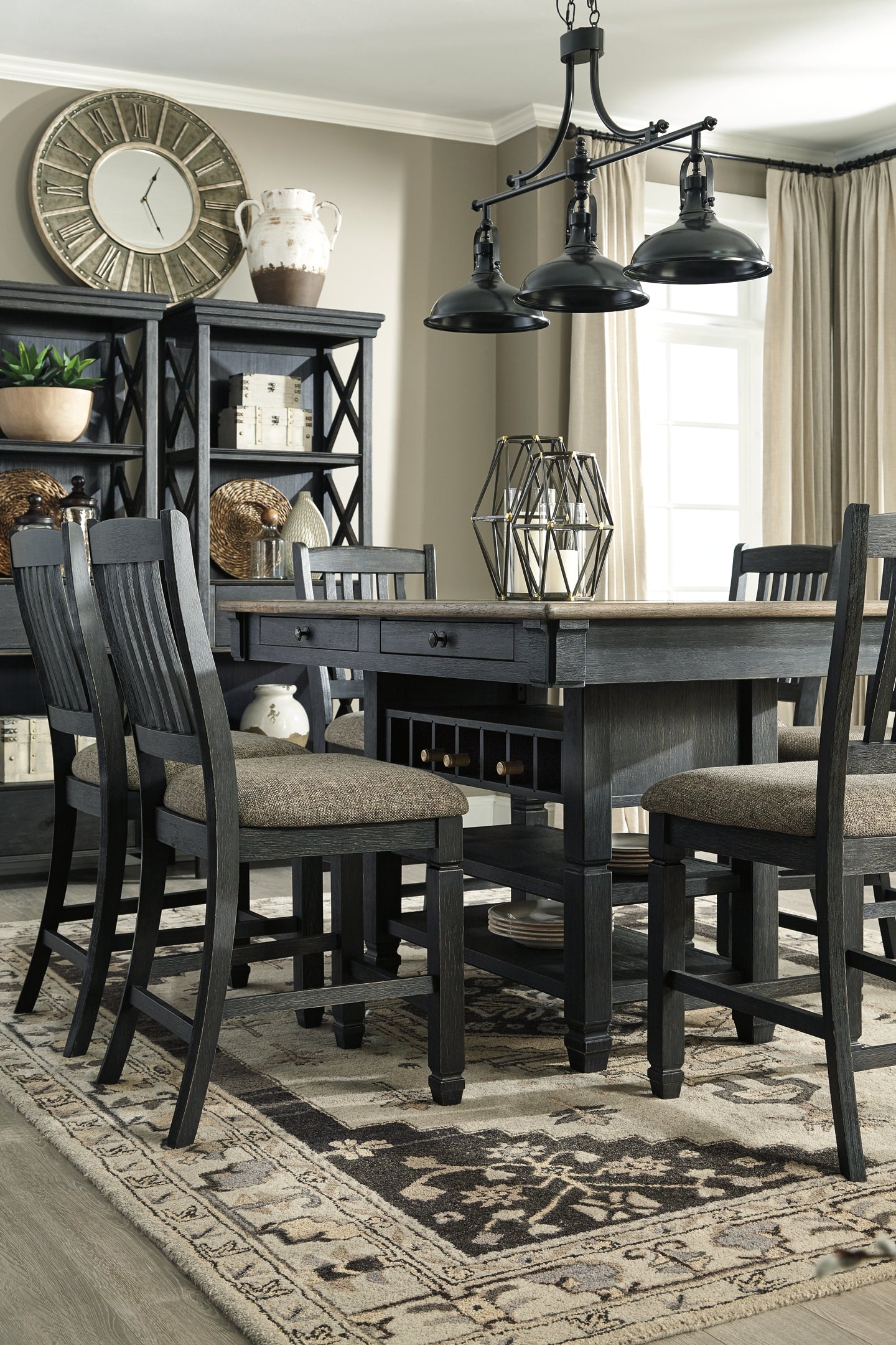 Tyler Creek Counter Height Dining Table and 4 Barstools Rent Wise Rent To Own Jacksonville, Florida