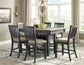 Tyler Creek Counter Height Dining Table and 6 Barstools Rent Wise Rent To Own Jacksonville, Florida
