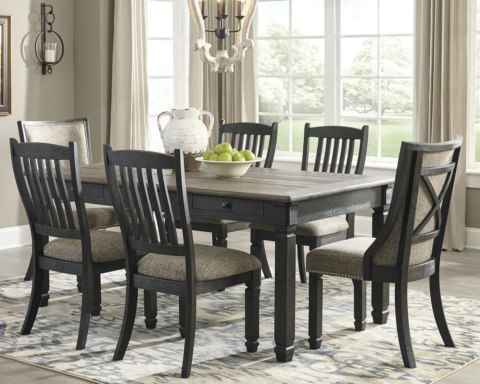 Tyler Creek Dining Table and 6 Chairs Rent Wise Rent To Own Jacksonville, Florida