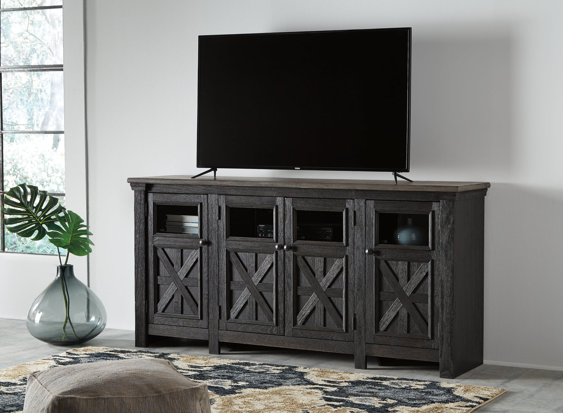 Tyler Creek Extra Large TV Stand Rent Wise Rent To Own Jacksonville, Florida