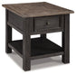 Tyler Creek Rectangular End Table Rent Wise Rent To Own Jacksonville, Florida