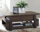 Vailbry Coffee Table with 1 End Table Rent Wise Rent To Own Jacksonville, Florida