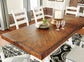 Valebeck Dining Table and 8 Chairs Rent Wise Rent To Own Jacksonville, Florida
