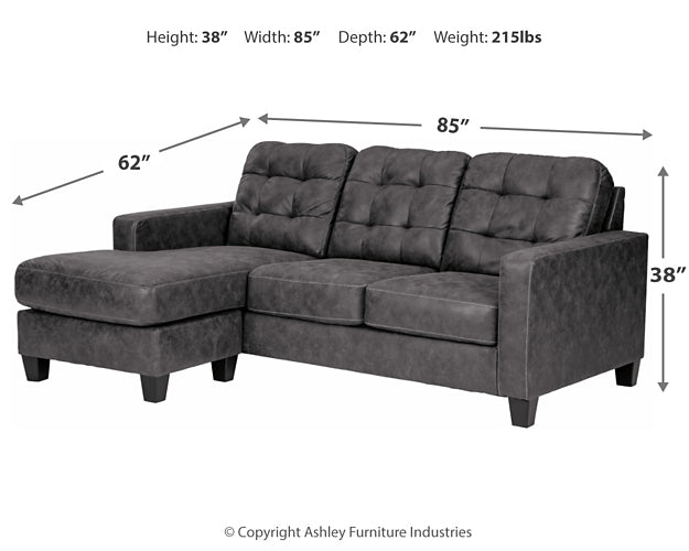 Venaldi Sofa Chaise Queen Sleeper Rent Wise Rent To Own Jacksonville, Florida