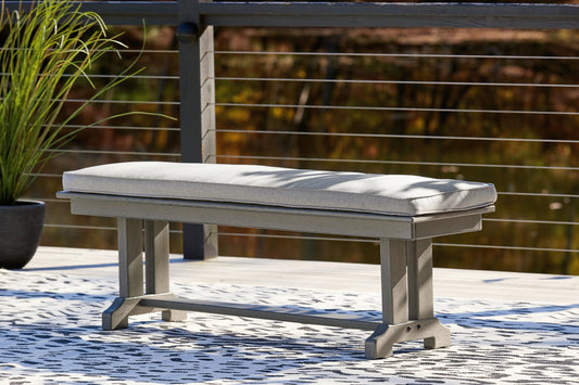 Visola Bench with Cushion Rent Wise Rent To Own Jacksonville, Florida