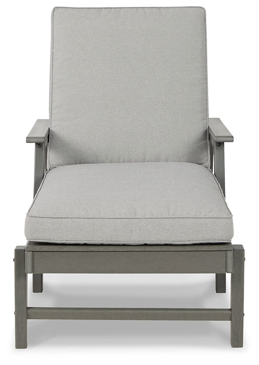 Visola Chaise Lounge with Cushion Rent Wise Rent To Own Jacksonville, Florida