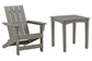 Visola Outdoor Adirondack Chair and End Table Rent Wise Rent To Own Jacksonville, Florida