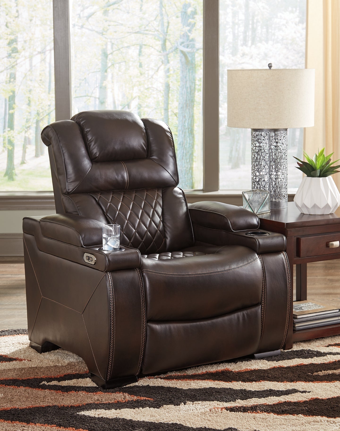 Warnerton PWR Recliner/ADJ Headrest Rent Wise Rent To Own Jacksonville, Florida