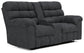 Wilhurst Double Rec Loveseat w/Console Rent Wise Rent To Own Jacksonville, Florida