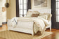 Willowton King Sleigh Bed with Mirrored Dresser and 2 Nightstands Rent Wise Rent To Own Jacksonville, Florida