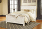 Willowton Queen Panel Bed with Mirrored Dresser Rent Wise Rent To Own Jacksonville, Florida