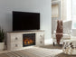 Willowton TV Stand with Electric Fireplace Rent Wise Rent To Own Jacksonville, Florida