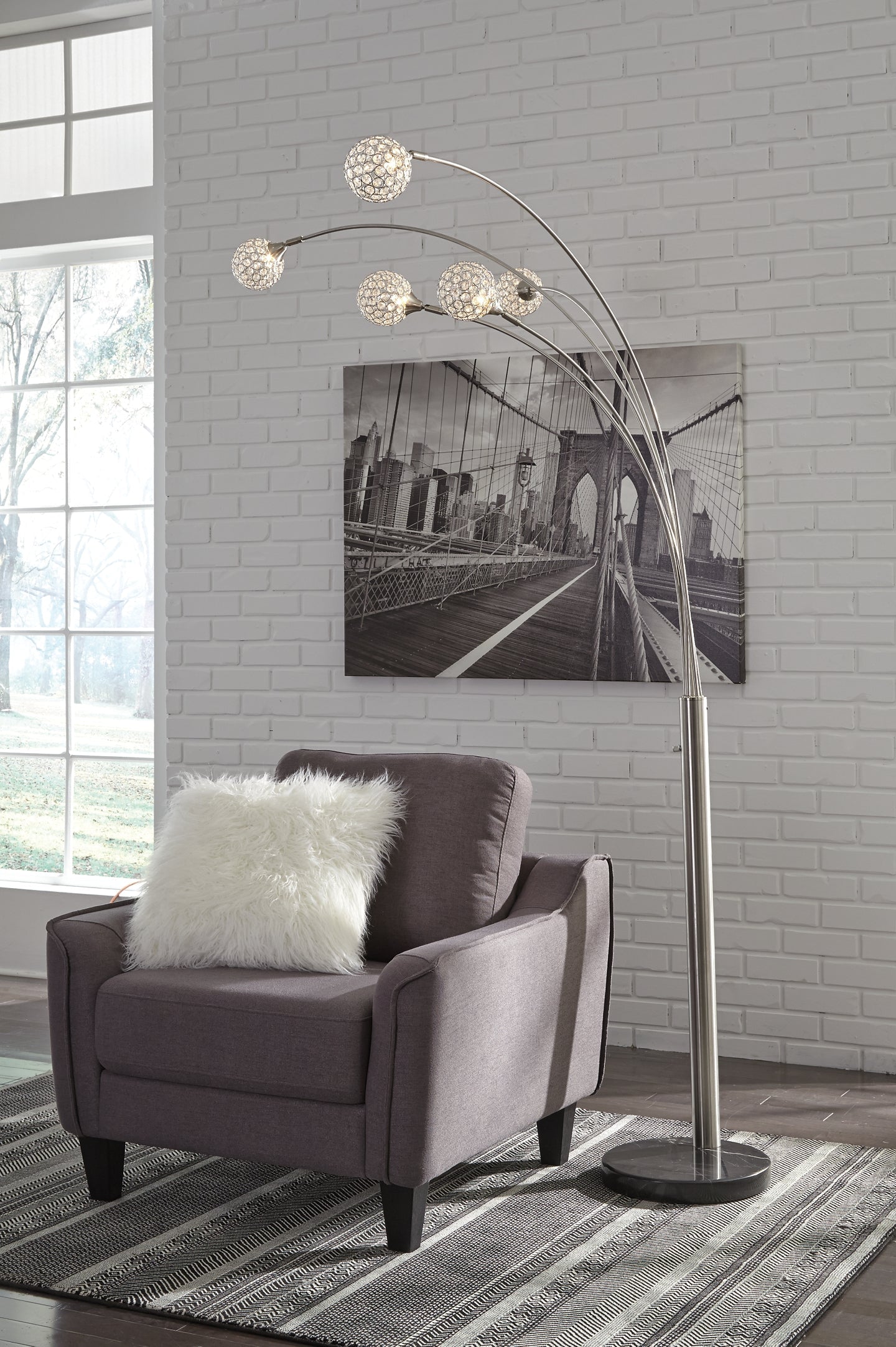 Winter Metal Arc Lamp (1/CN) Rent Wise Rent To Own Jacksonville, Florida