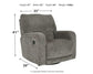 Wittlich Swivel Glider Recliner Rent Wise Rent To Own Jacksonville, Florida