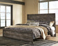 Wynnlow King Panel Bed with Mirrored Dresser and 2 Nightstands Rent Wise Rent To Own Jacksonville, Florida