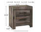 Wynnlow King Panel Bed with Mirrored Dresser and 2 Nightstands Rent Wise Rent To Own Jacksonville, Florida