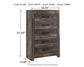 Wynnlow Queen Crossbuck Panel Bed with Mirrored Dresser and Chest Rent Wise Rent To Own Jacksonville, Florida