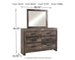 Wynnlow Queen Panel Bed with Mirrored Dresser Rent Wise Rent To Own Jacksonville, Florida