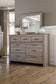 Zelen Full Panel Headboard with Mirrored Dresser, Chest and 2 Nightstands Rent Wise Rent To Own Jacksonville, Florida