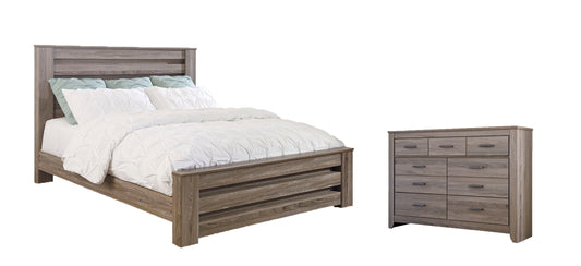 Zelen King Panel Bed with Dresser Rent Wise Rent To Own Jacksonville, Florida