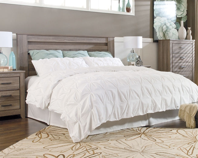 Zelen King Panel Bed with Mirrored Dresser and 2 Nightstands Rent Wise Rent To Own Jacksonville, Florida