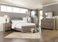 Zelen Queen Panel Bed with Mirrored Dresser, Chest and Nightstand Rent Wise Rent To Own Jacksonville, Florida