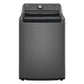 LG - 5.0 Cu. Ft. High-Efficiency Top Load Washer with 6Motion Technology - Middle Black
