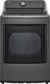 LG - 7.3 Cu. Ft. Electric Dryer with Sensor Dry - Middle Black
