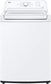 LG - 4.1 Cu. Ft. Top Load Washer with SlamProof Glass Lid - White