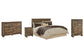 Trinell  Panel Headboard With Dresser, Chest And Nightstand