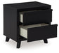 Danziar  Panel Headboard With Mirrored Dresser, Chest And 2 Nightstands