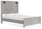 Cottonburg  Panel Bed With Mirrored Dresser And Nightstand