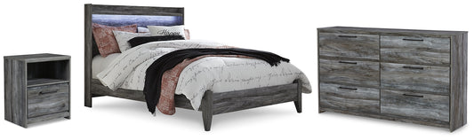 Baystorm  Panel Bed With Dresser And Nightstand