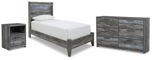 Baystorm  Panel Bed With Dresser And Nightstand