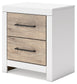 Charbitt  Panel Bed With Mirrored Dresser And Nightstand