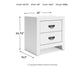 Binterglen  Panel Bed With Mirrored Dresser And Nightstand