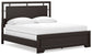 Covetown California  Panel Bed With Mirrored Dresser And Nightstand