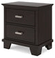 Covetown California  Panel Bed With Mirrored Dresser And Nightstand