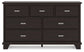 Covetown California  Panel Bed With Dresser
