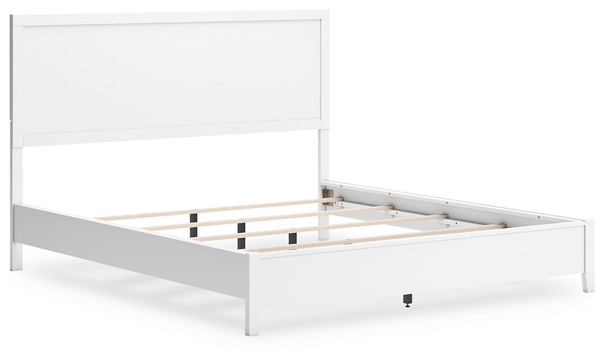 Binterglen California  Panel Bed With Mirrored Dresser
